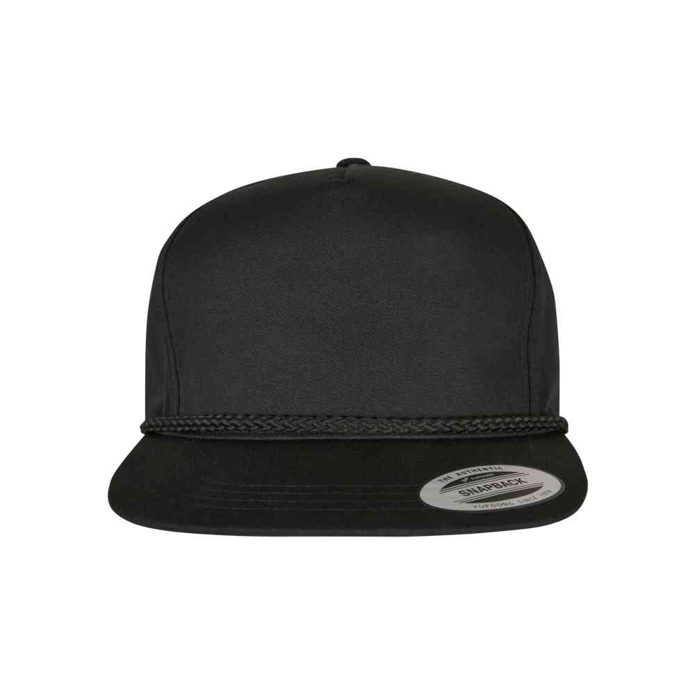 Flexfit - YP Classics, Classic Poplin Golf Cap Hysteresenkappe - Schwarz
